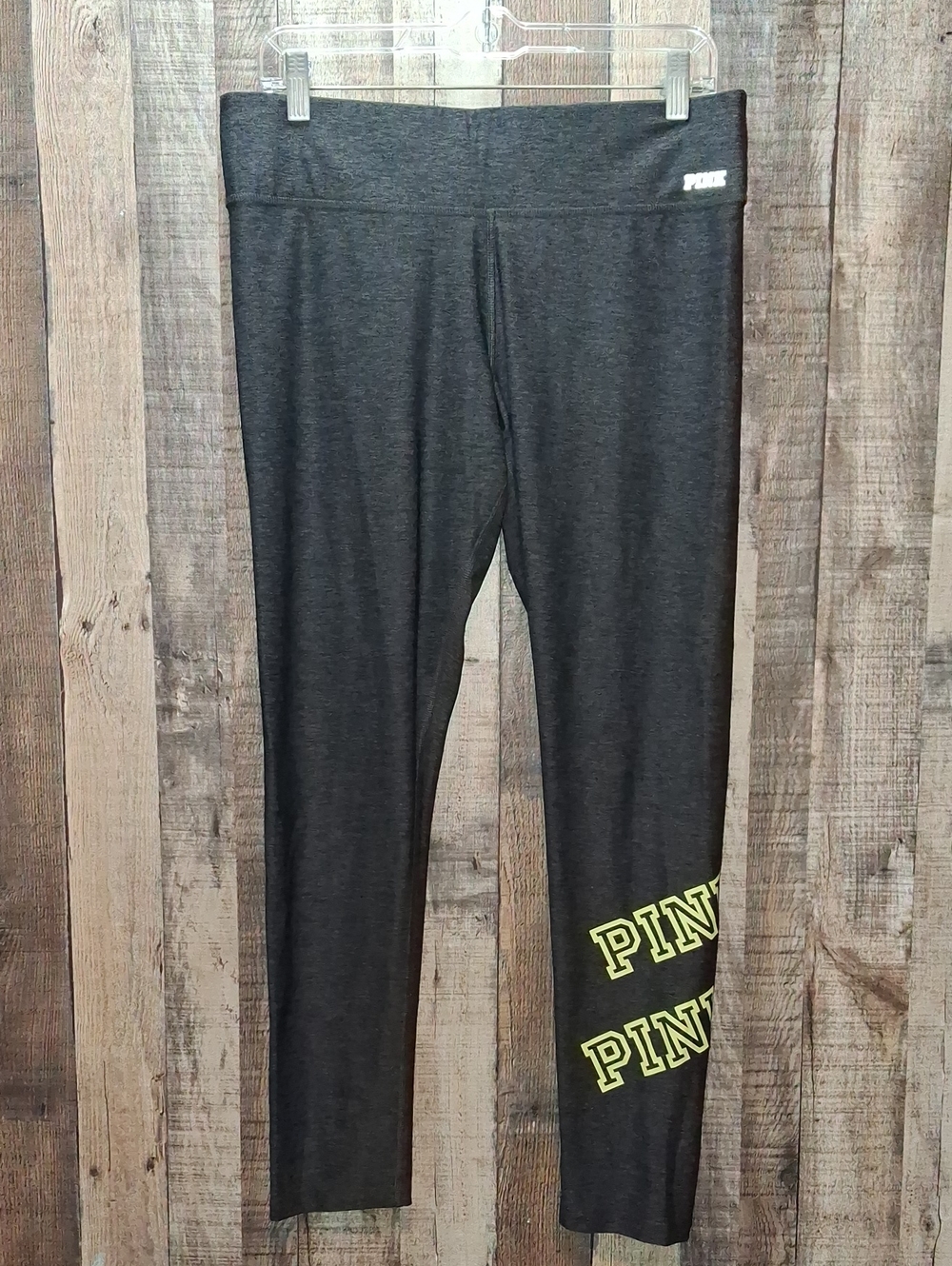 PINK Victoria's Secret Ultimate Yoga Dark Gray Leggings Size L Large